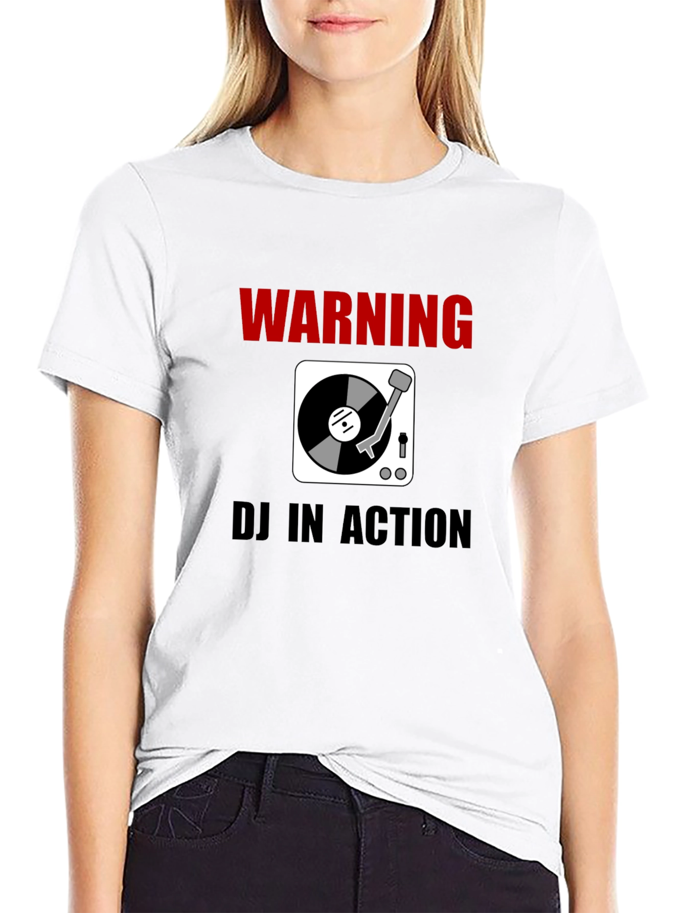 Warning DJ In Action T-Shirt