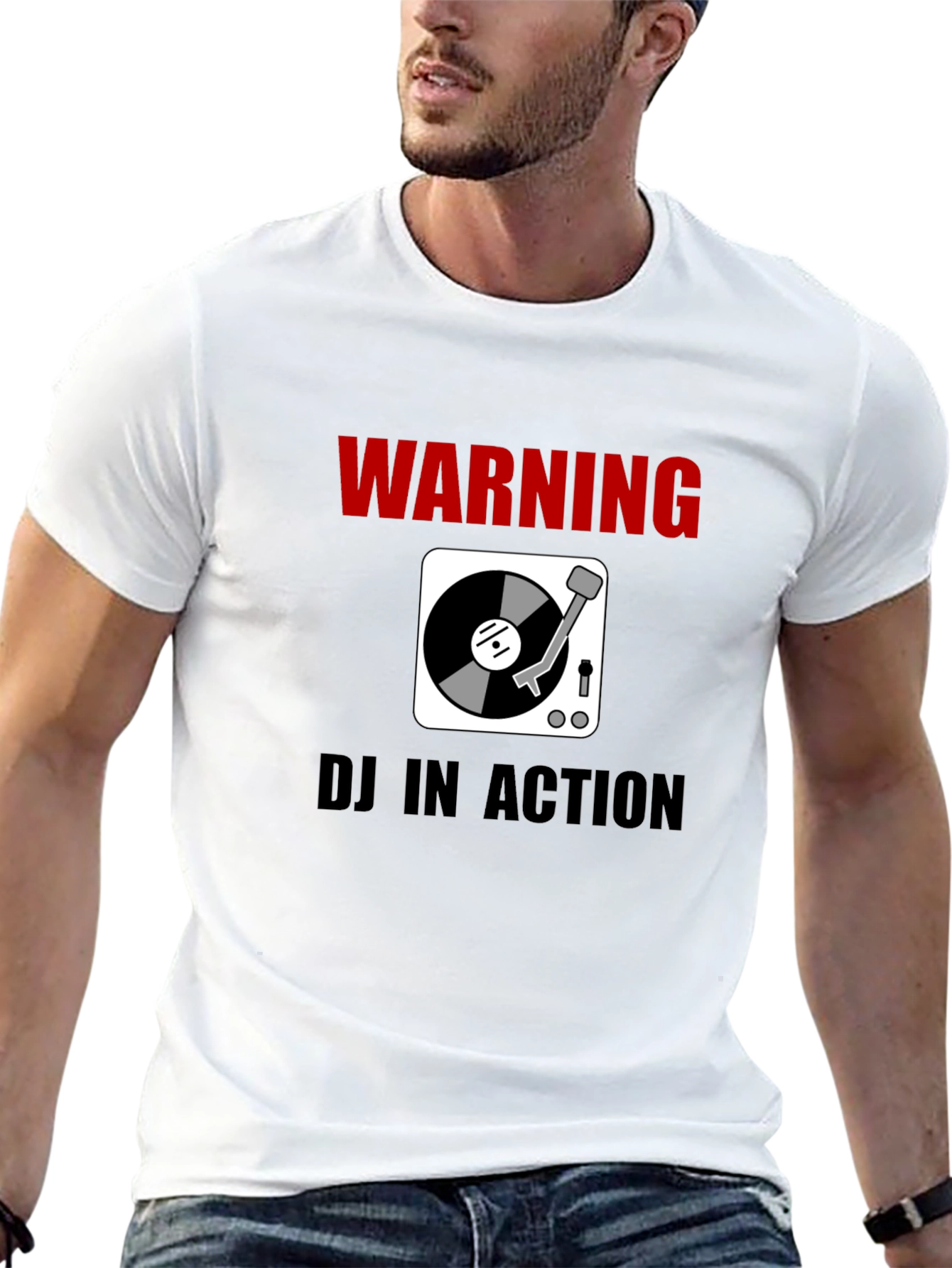 Warning DJ In Action T-Shirt
