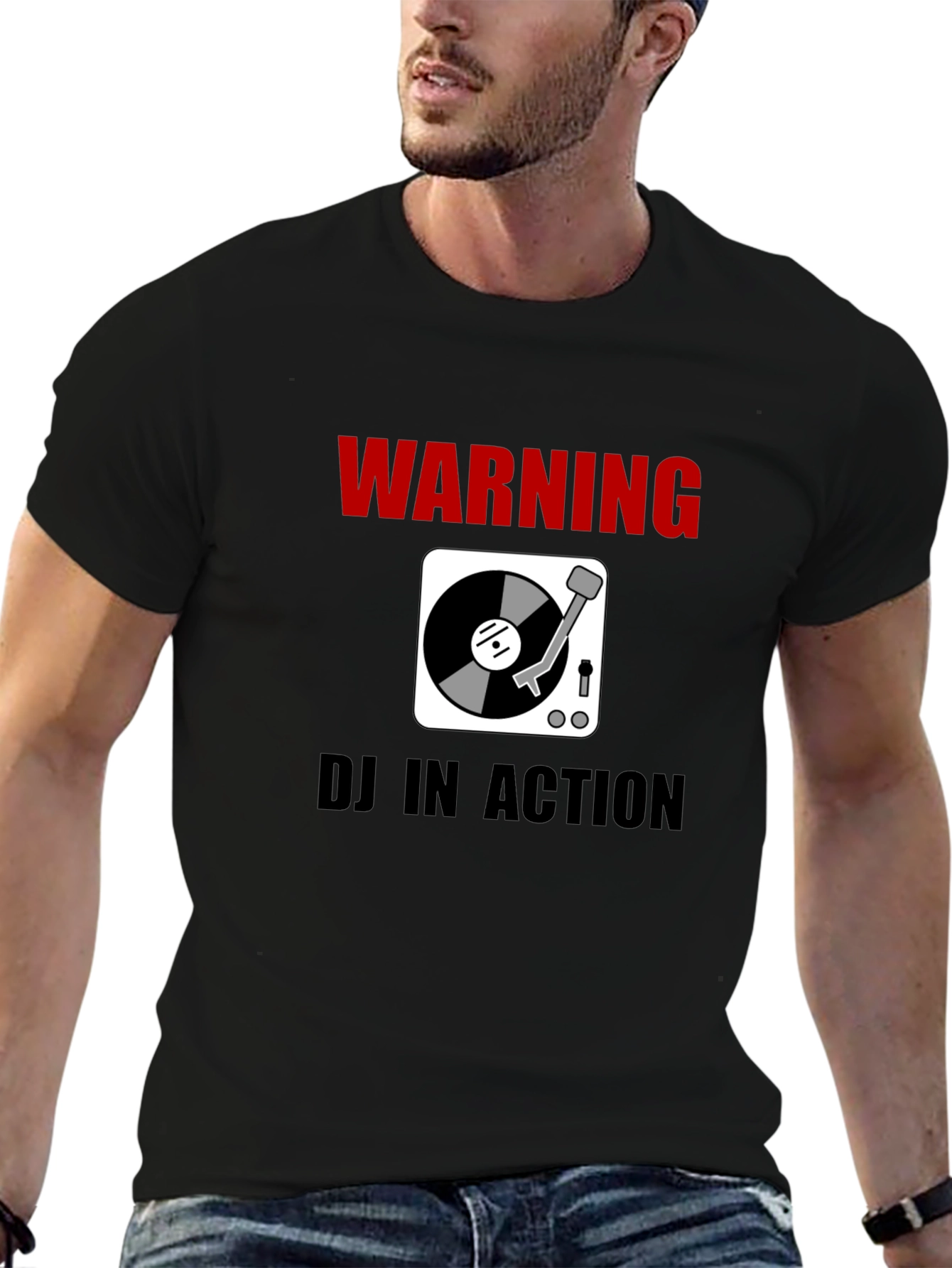 Warning DJ In Action T-Shirt