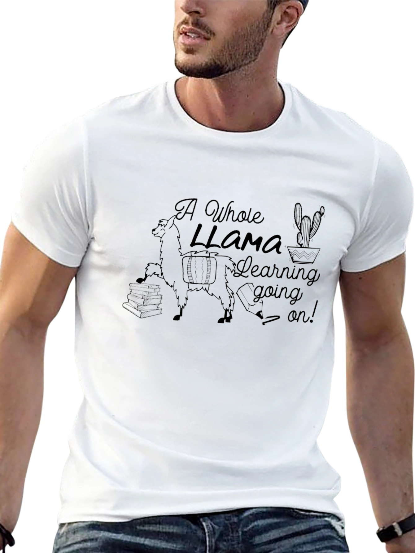 A Whole Llama Learning T-Shirt