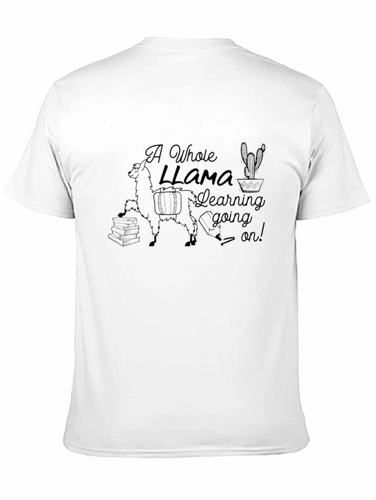 A Whole Llama Learning T-Shirt