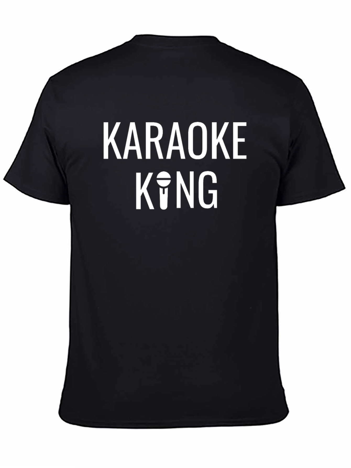 Karaoke King Graphic T-Shirt - Black