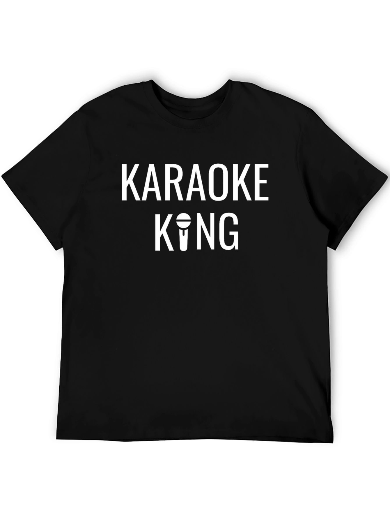 Karaoke King Graphic T-Shirt - Black