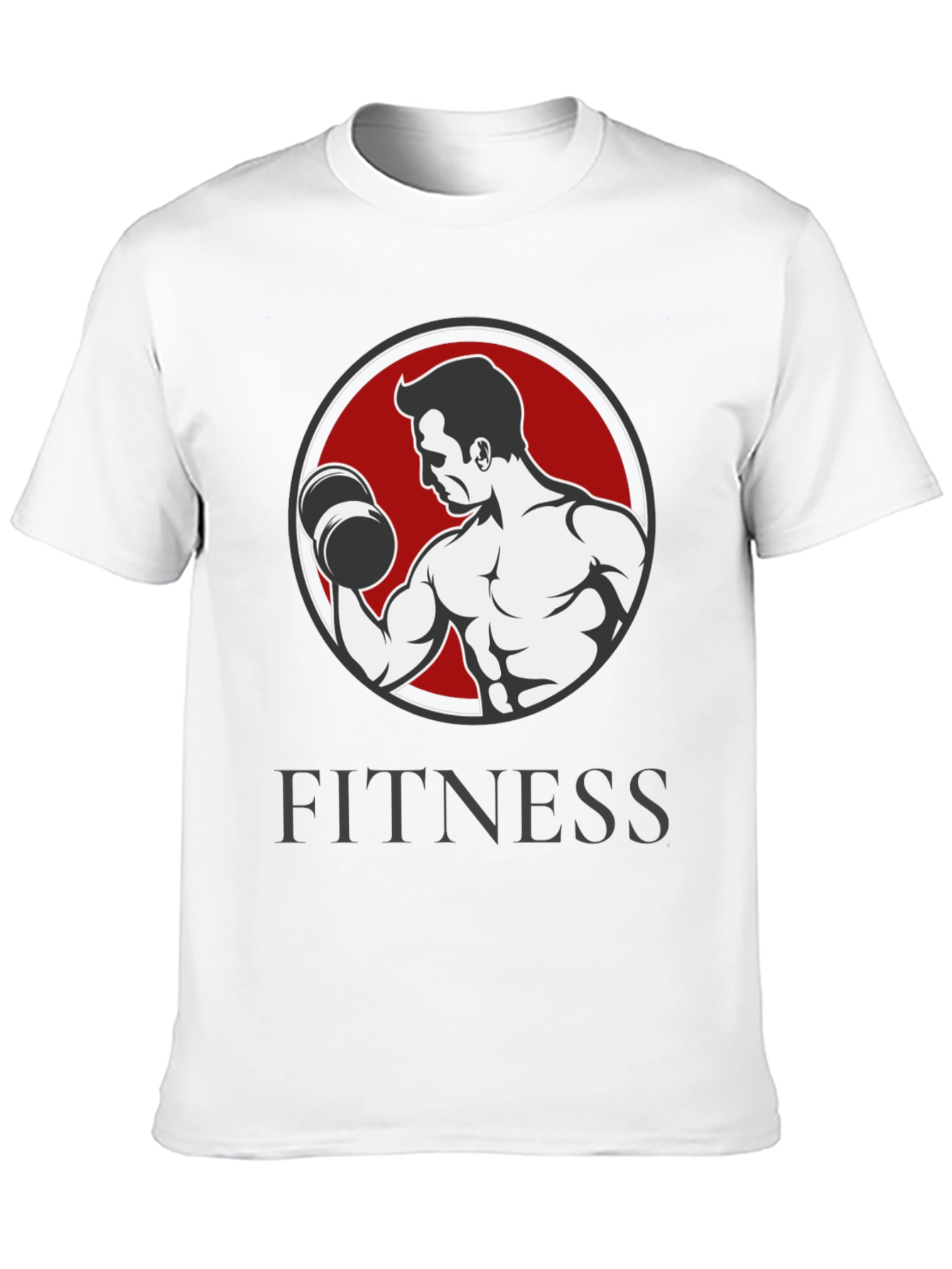 Fitness Graphic T-Shirt - Bodybuilder Design