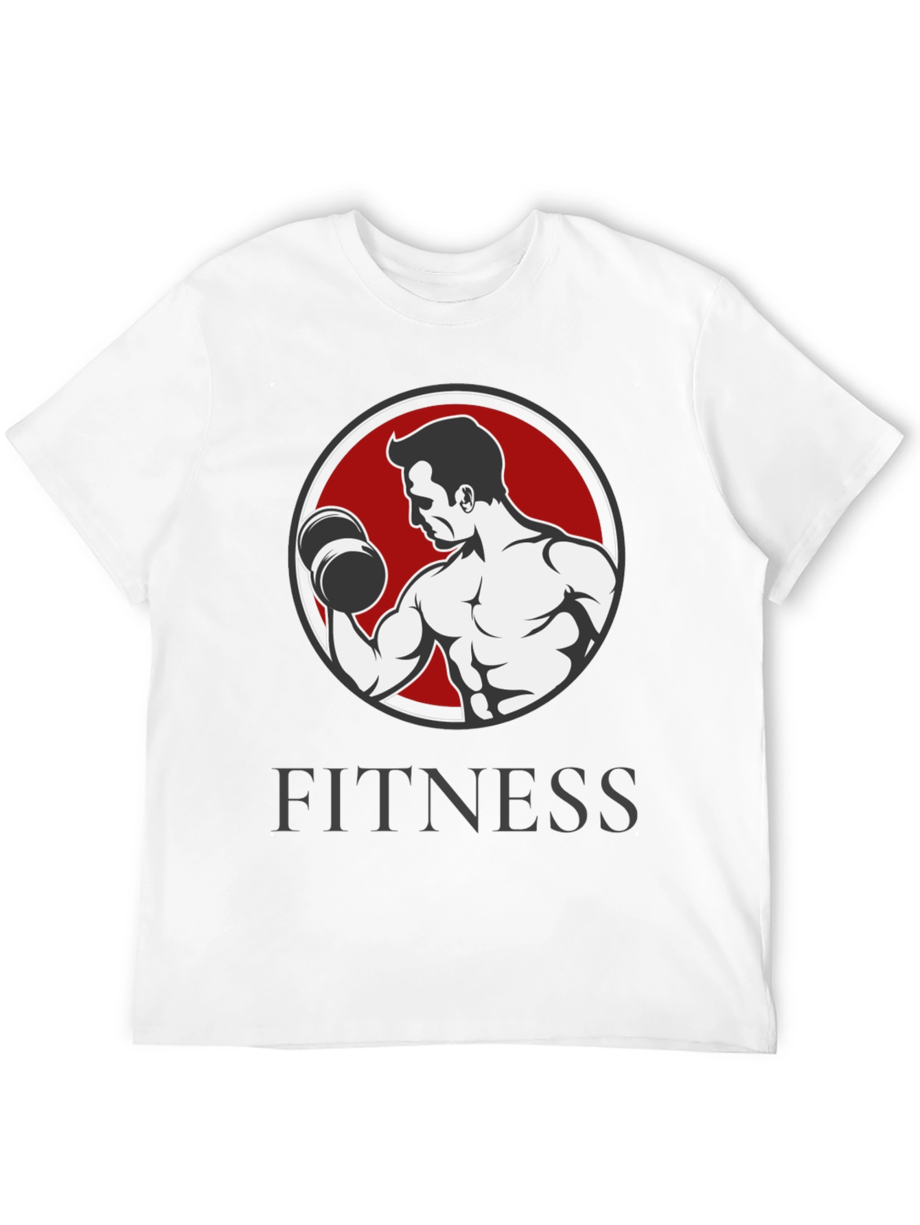 Fitness Graphic T-Shirt - Bodybuilder Design