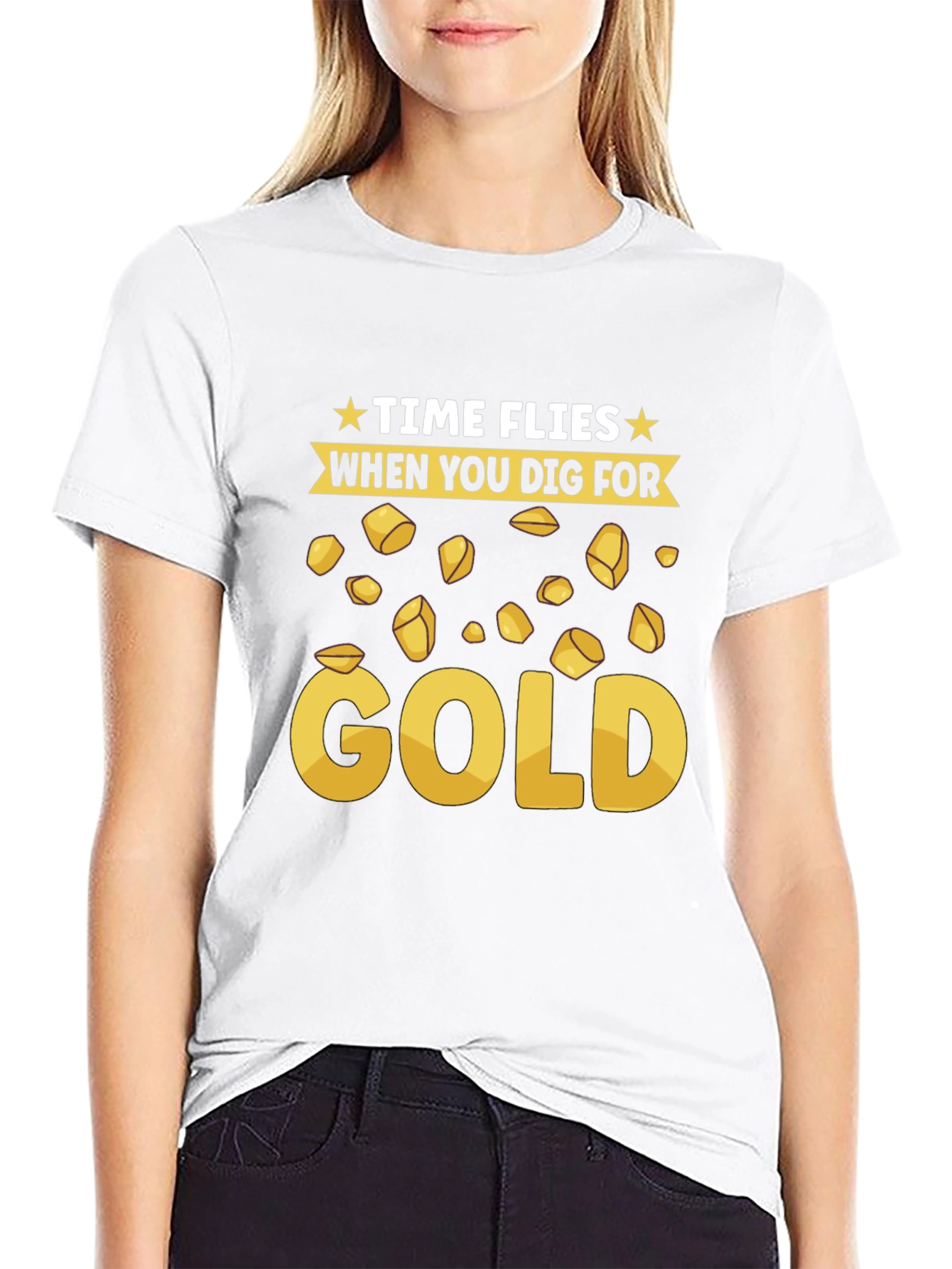 Time Flies When You Dig For Gold T-Shirt