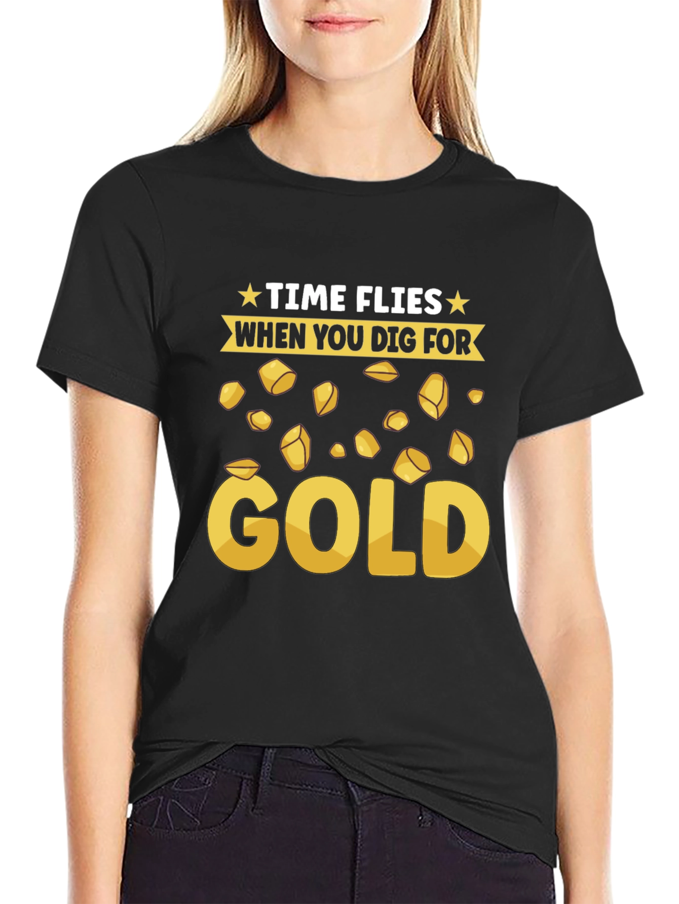 Time Flies When You Dig For Gold T-Shirt