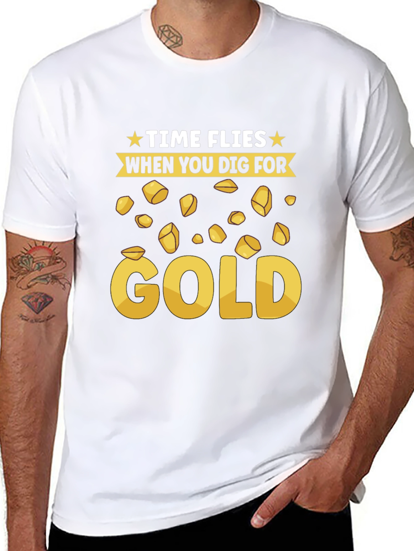 Time Flies When You Dig For Gold T-Shirt
