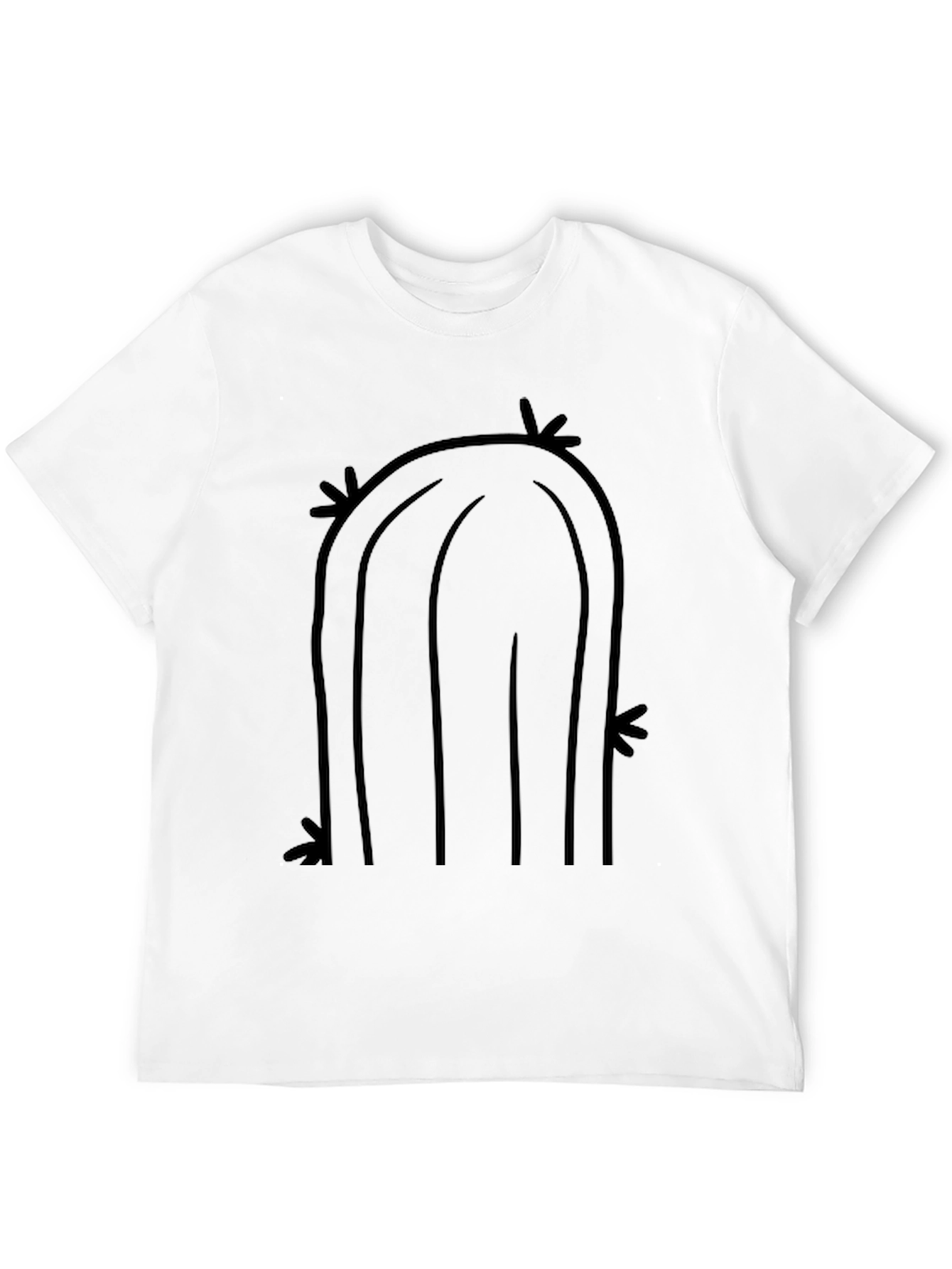 Cactus Graphic Tee - Black