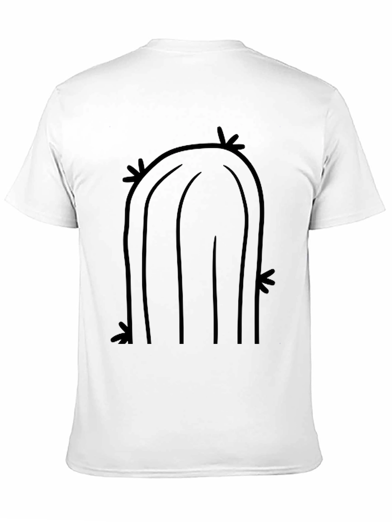 Cactus Graphic Tee - Black