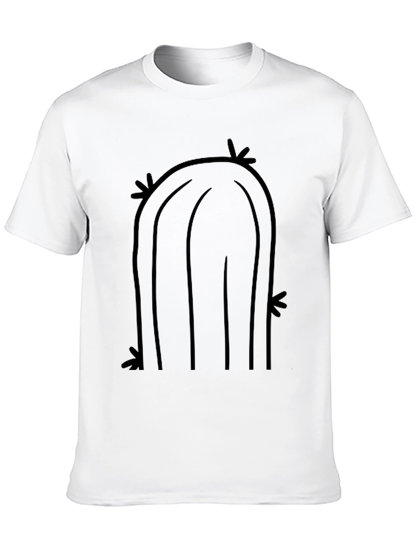 Cactus Graphic Tee - Black