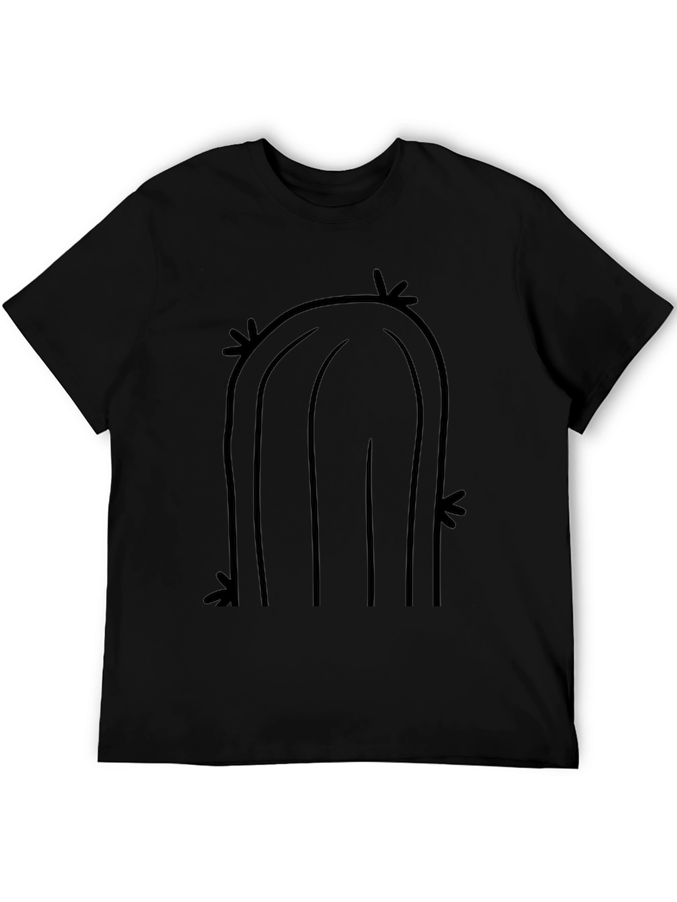 Cactus Graphic Tee - Black