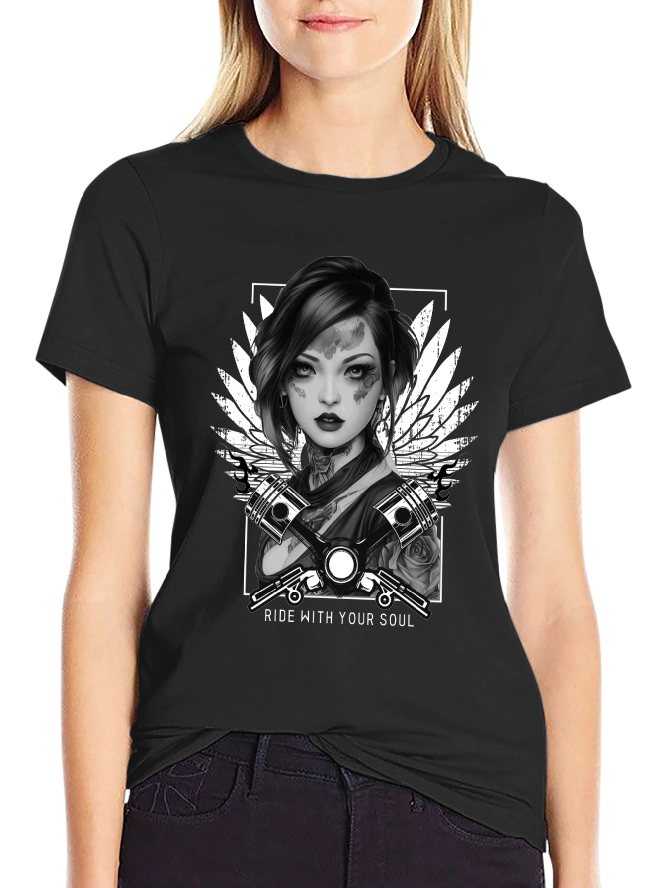 Ride With Your Soul Biker T-Shirt