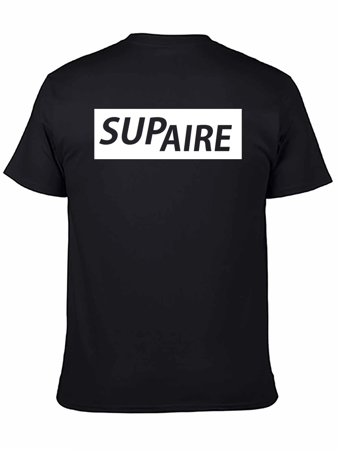 Supaire Graphic Print Black T-Shirt