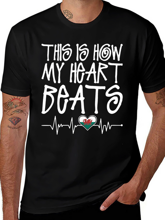 This is How My Heart Beats Wales T-Shirt