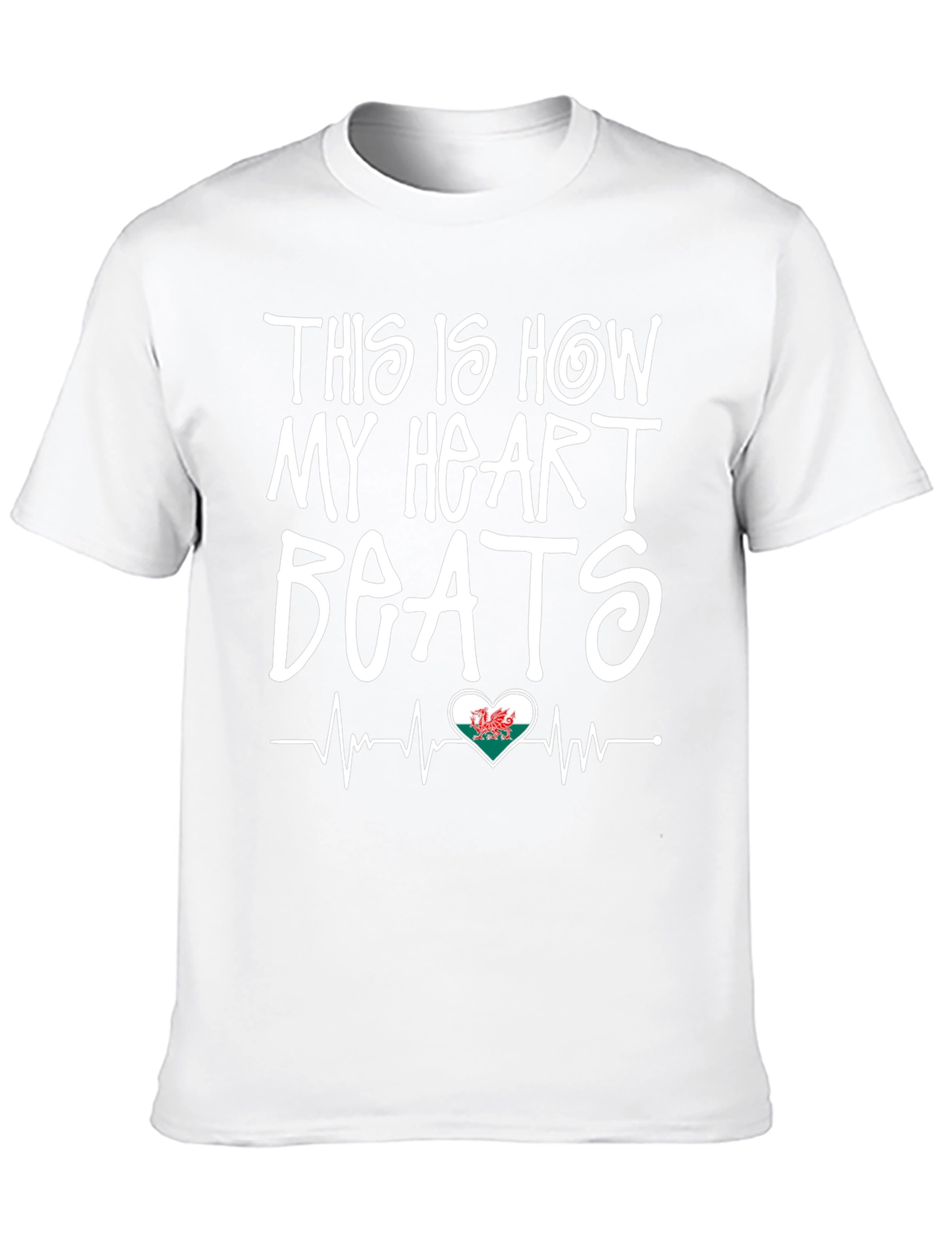 This is How My Heart Beats Wales T-Shirt