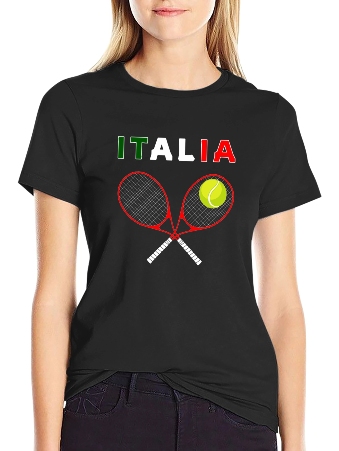 Italia Tennis T-Shirt - Fun Graphic Tee