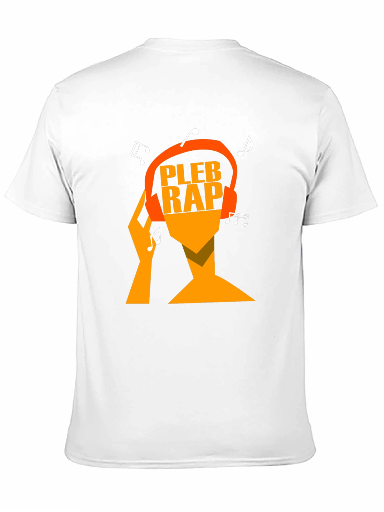 Pleb Rap Graphic Tee - Black Cotton T-Shirt