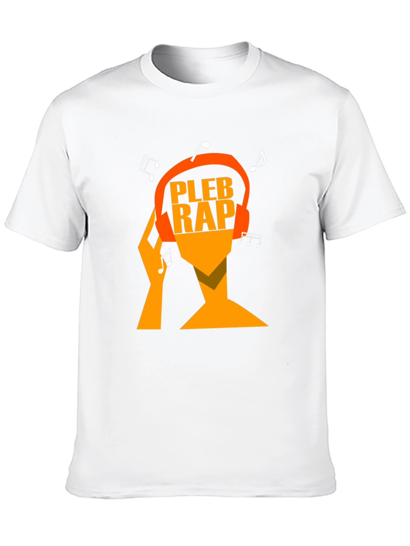 Pleb Rap Graphic Tee - Black Cotton T-Shirt