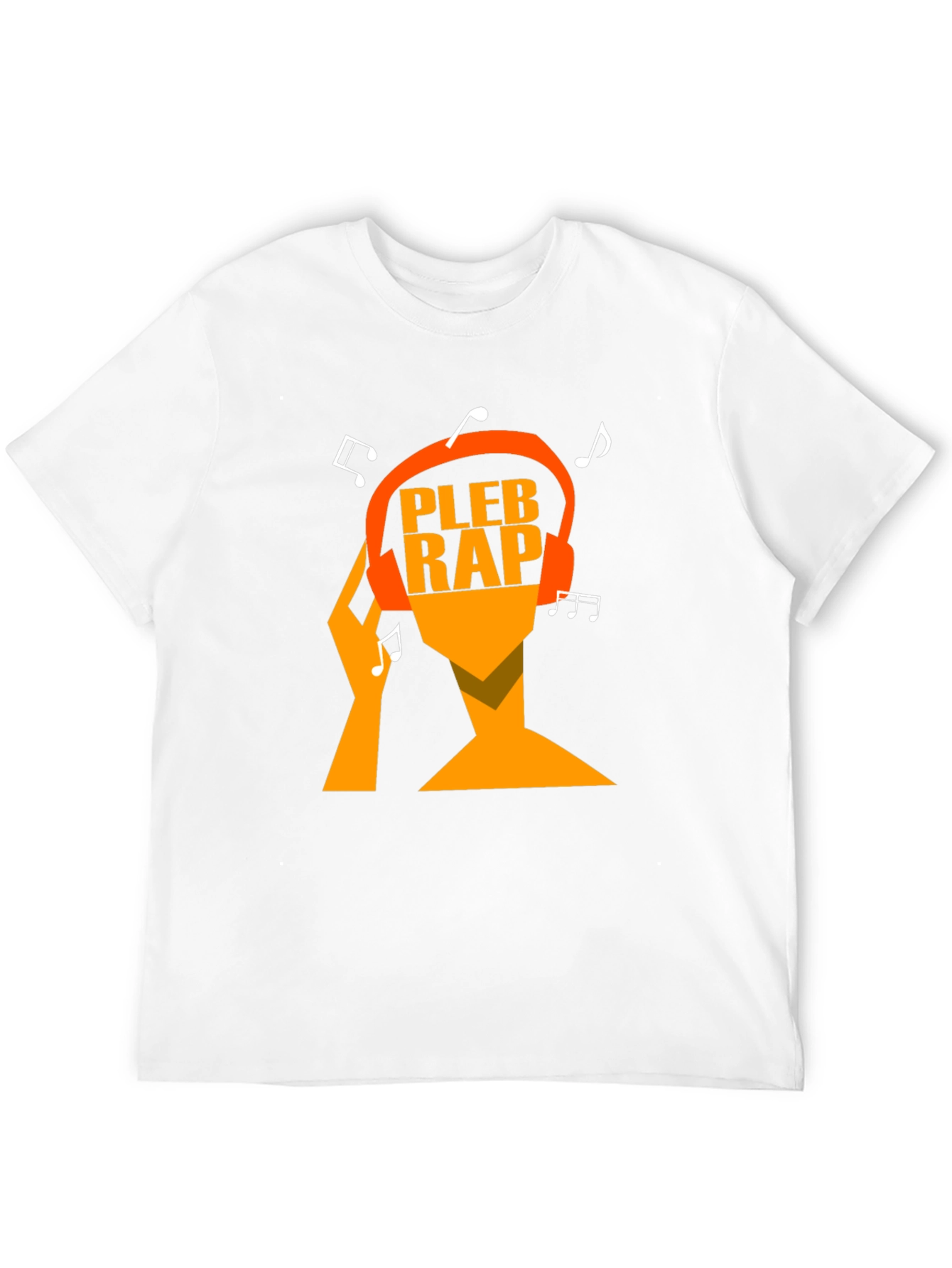 Pleb Rap Graphic Tee - Black Cotton T-Shirt