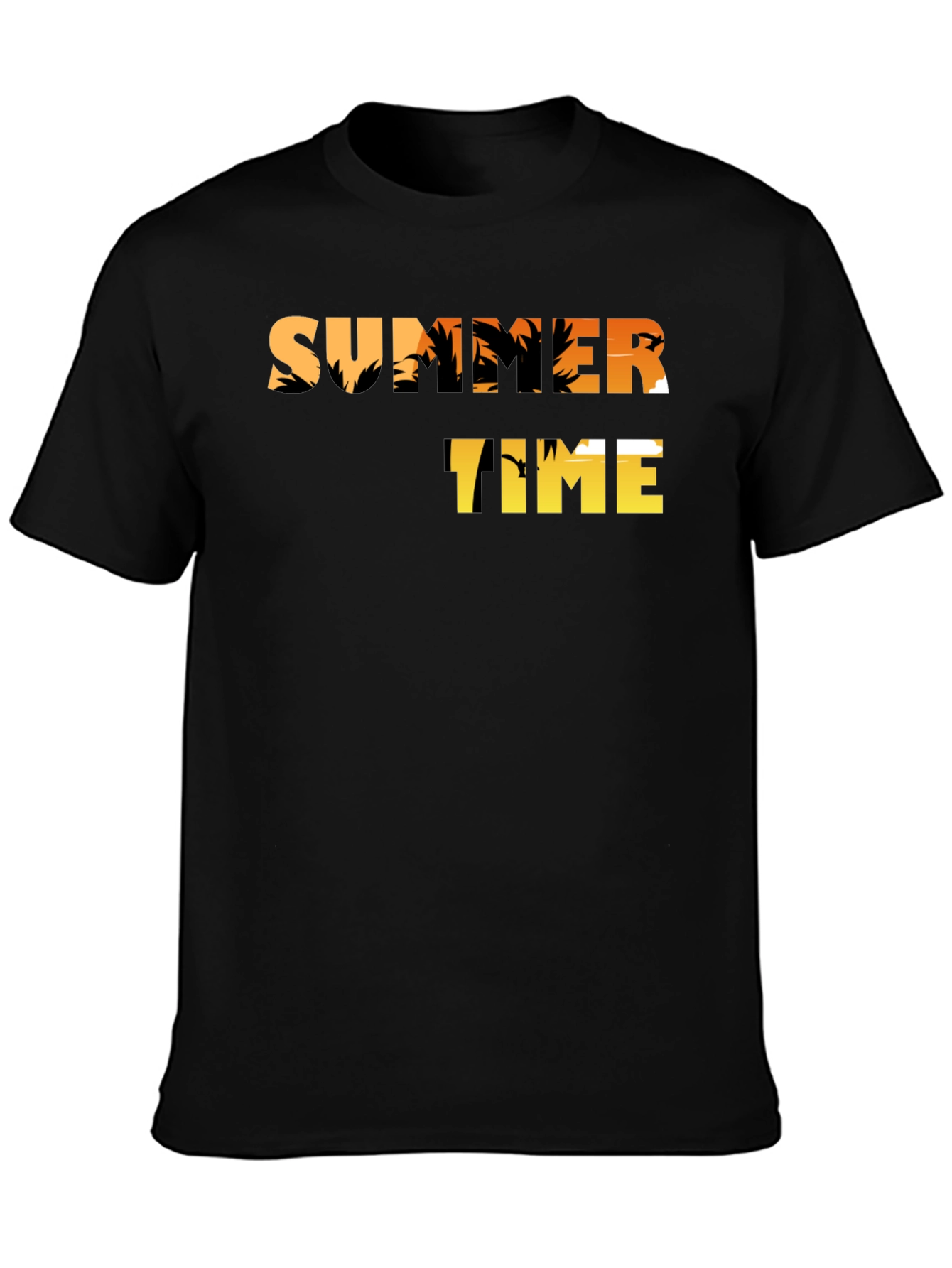 Summer Time Graphic Tee - Palm Tree Design