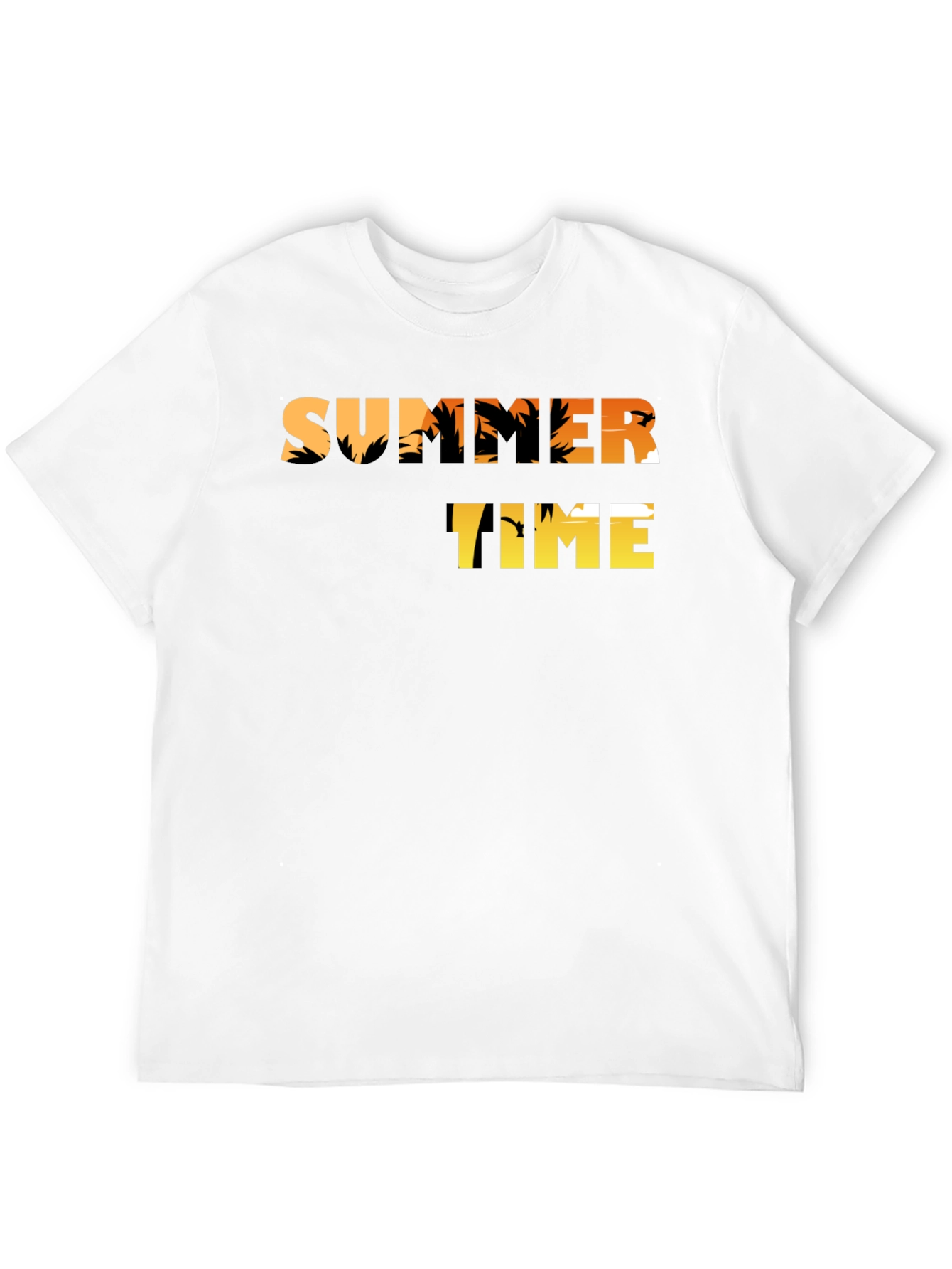 Summer Time Graphic Tee - Palm Tree Design