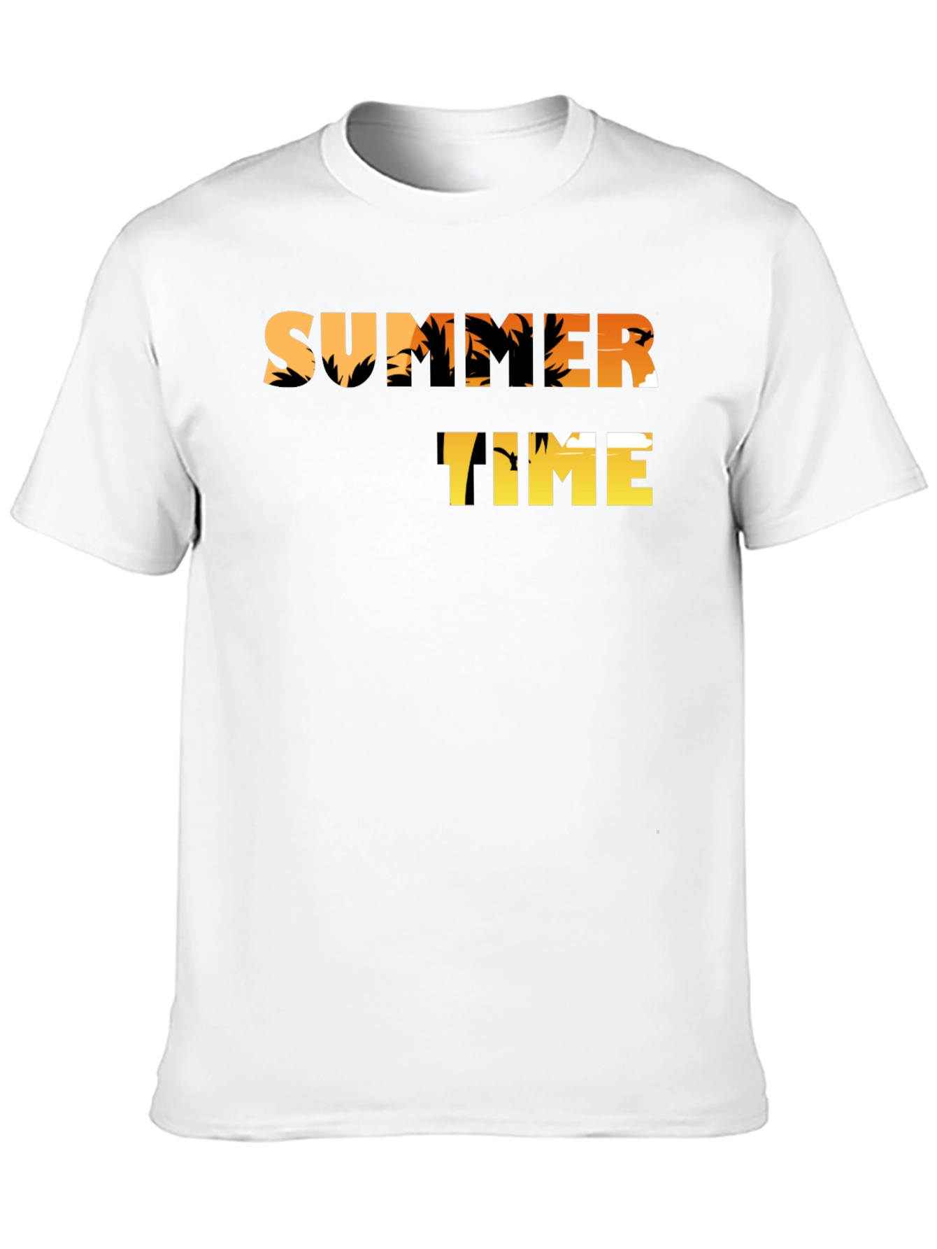 Summer Time Graphic Tee - Palm Tree Design