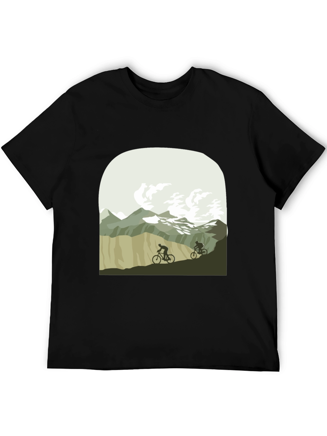 Mountain Biking T-Shirt - Nature Adventure Tee