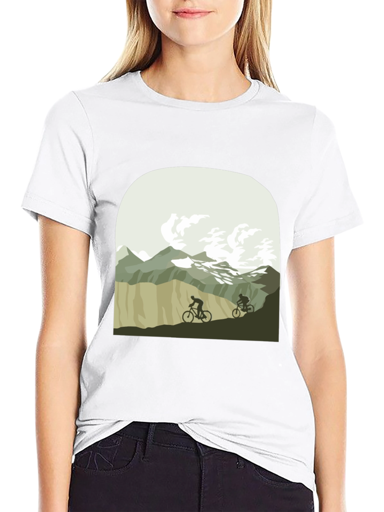 Mountain Biking T-Shirt - Nature Adventure Tee