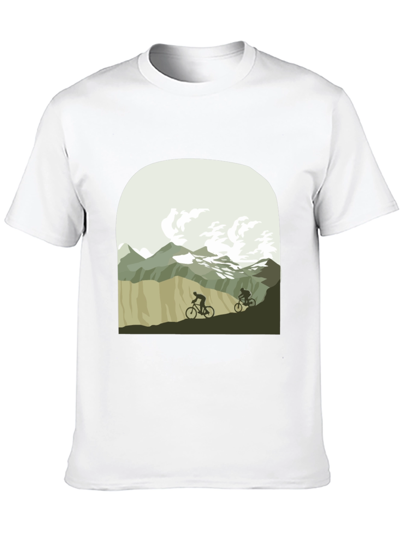 Mountain Biking T-Shirt - Nature Adventure Tee