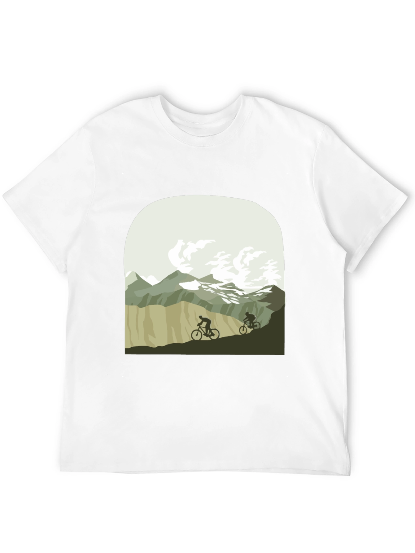 Mountain Biking T-Shirt - Nature Adventure Tee