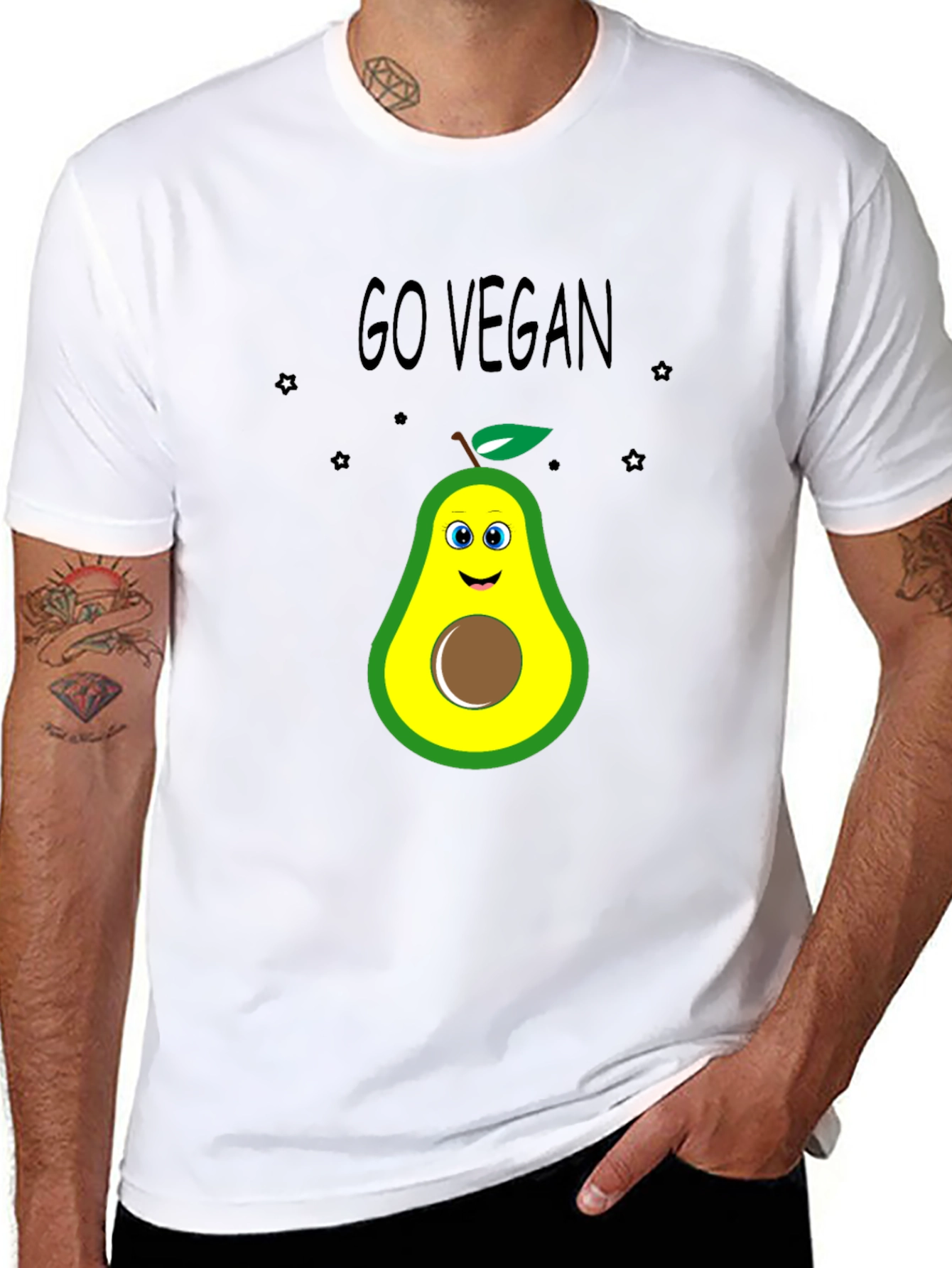 Go Vegan Avocado T-Shirt
