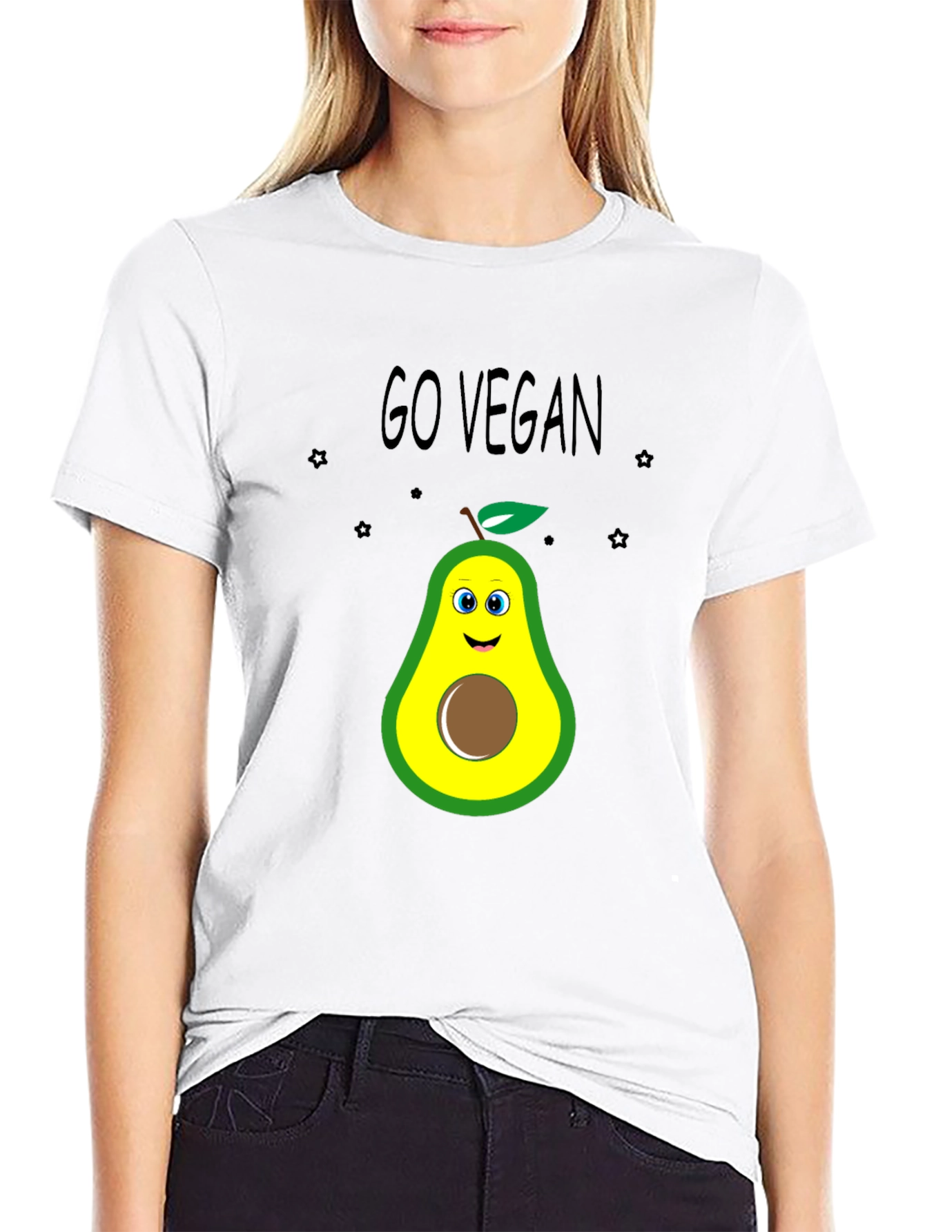 Go Vegan Avocado T-Shirt