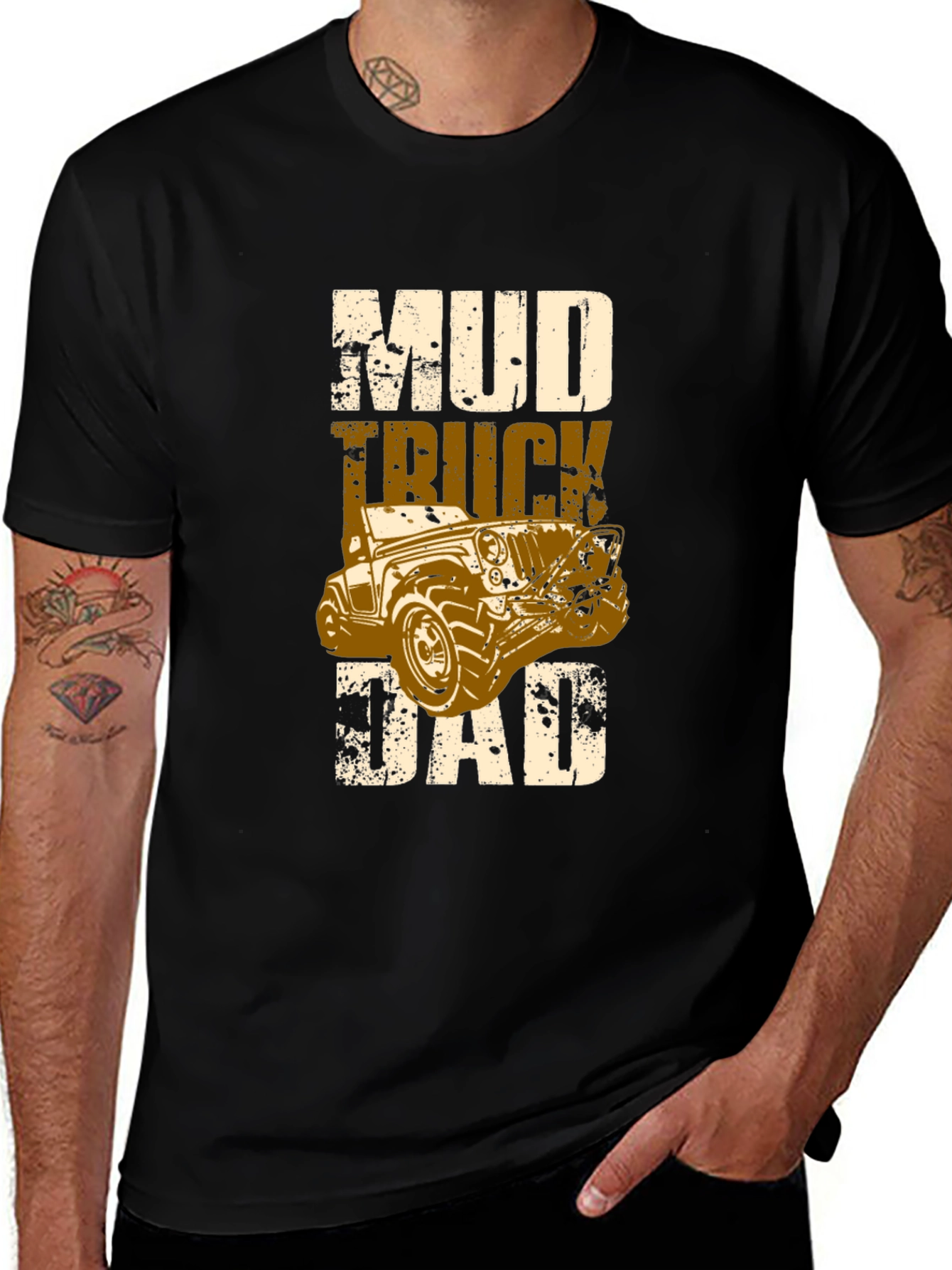 Mud Truck Dad T-Shirt - Off-Road Adventure Apparel