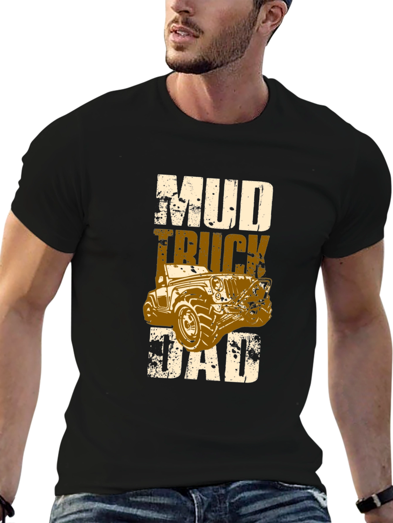 Mud Truck Dad T-Shirt - Off-Road Adventure Apparel