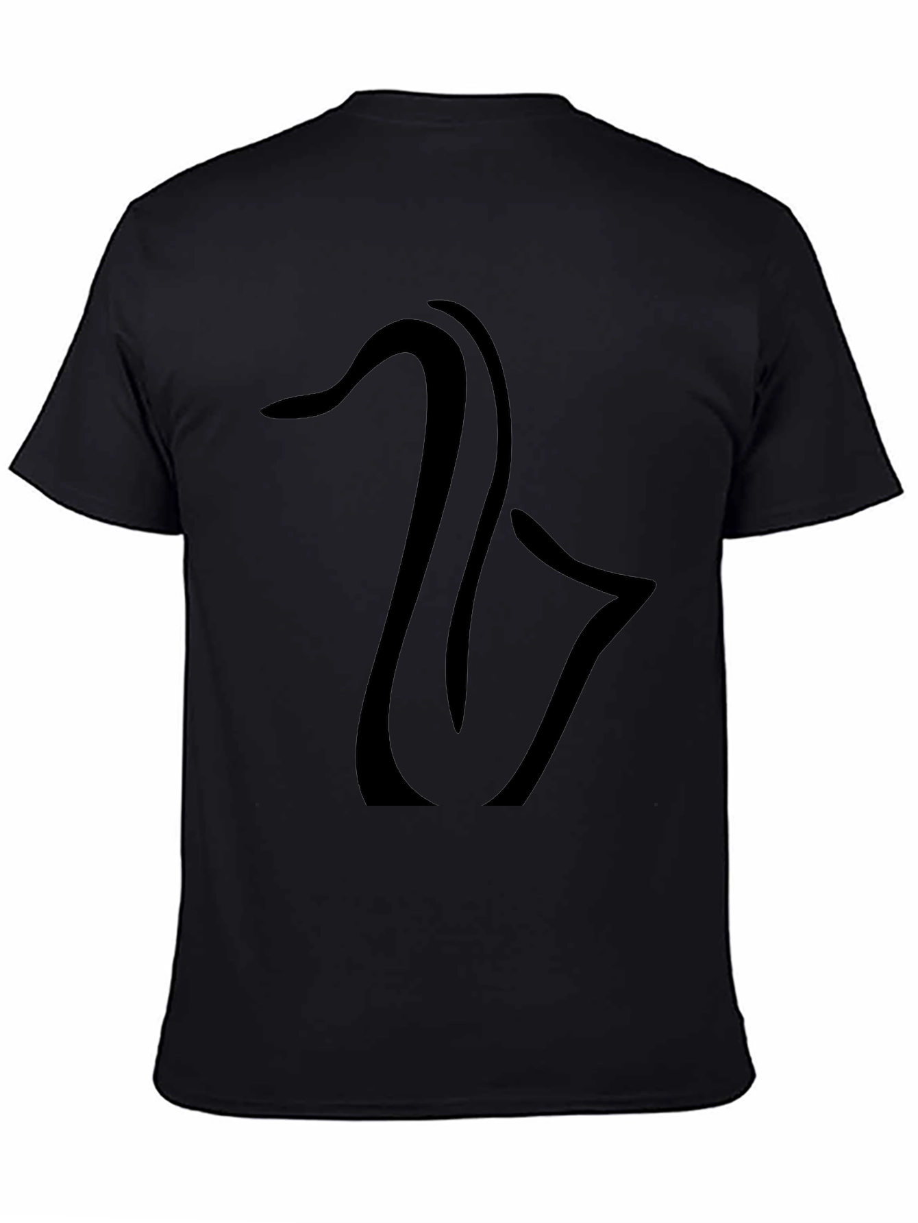 Saxophone Graphic Black T-Shirt - Music Lover Tee