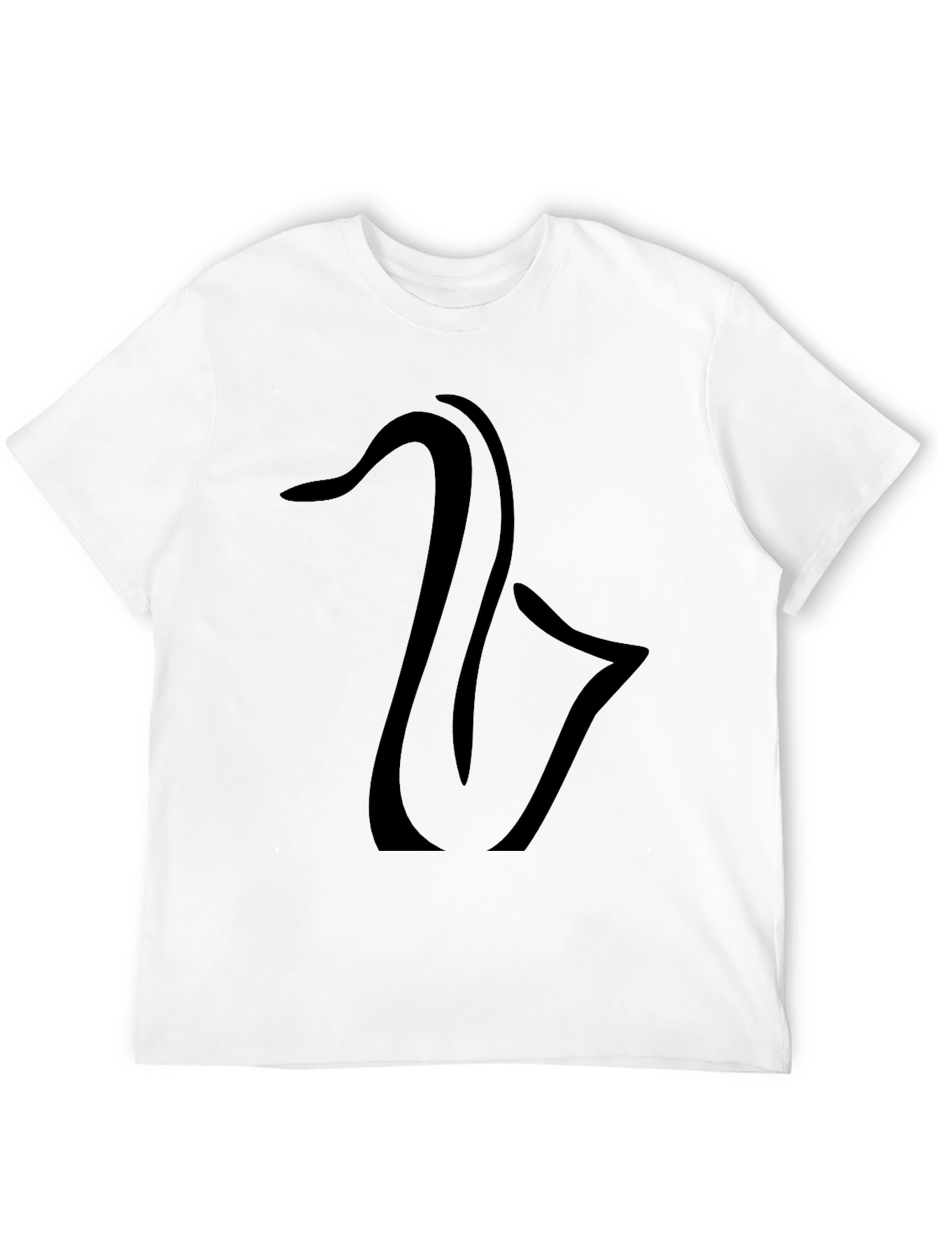 Saxophone Graphic Black T-Shirt - Music Lover Tee