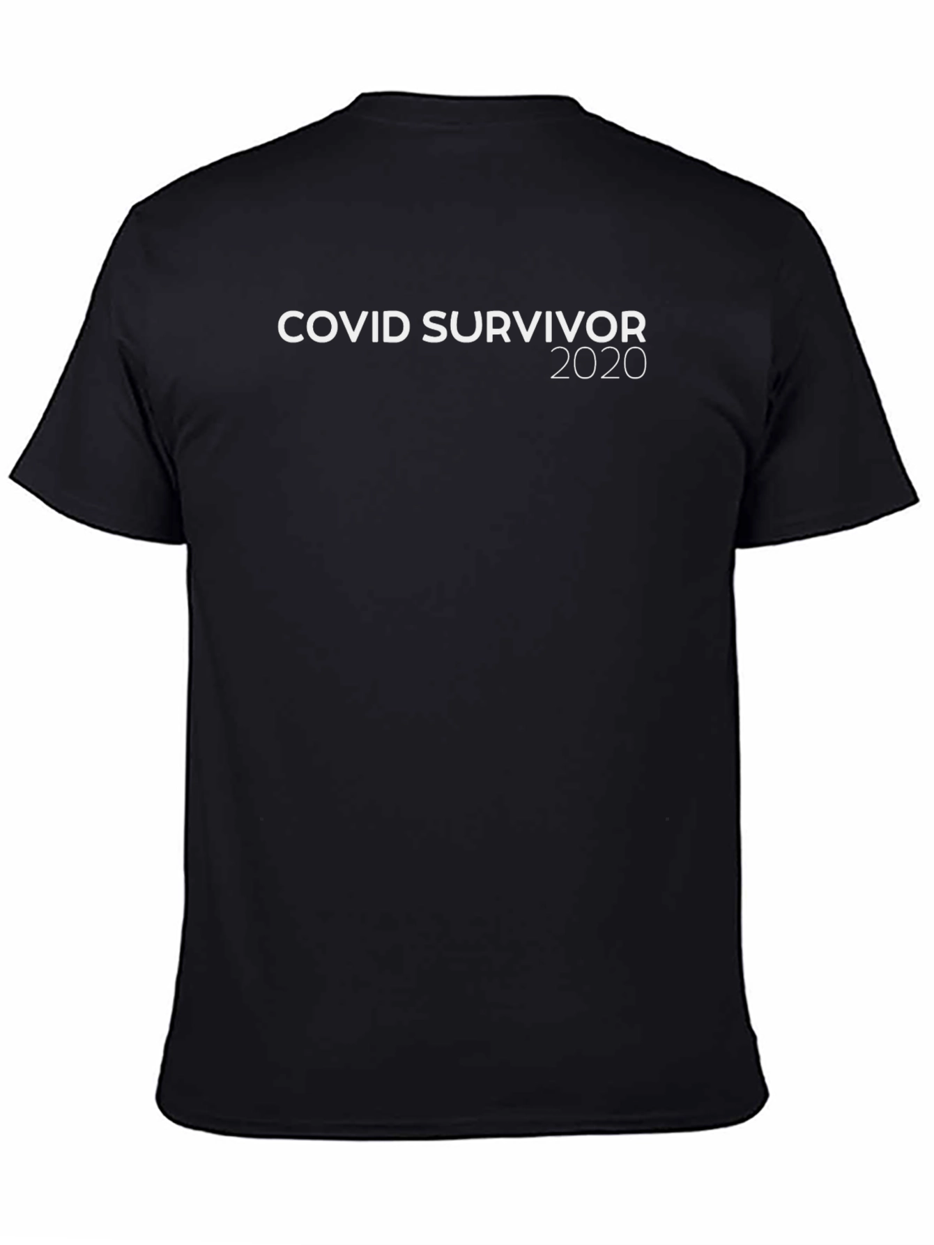 COVID Survivor 2020 Graphic Tee - Black