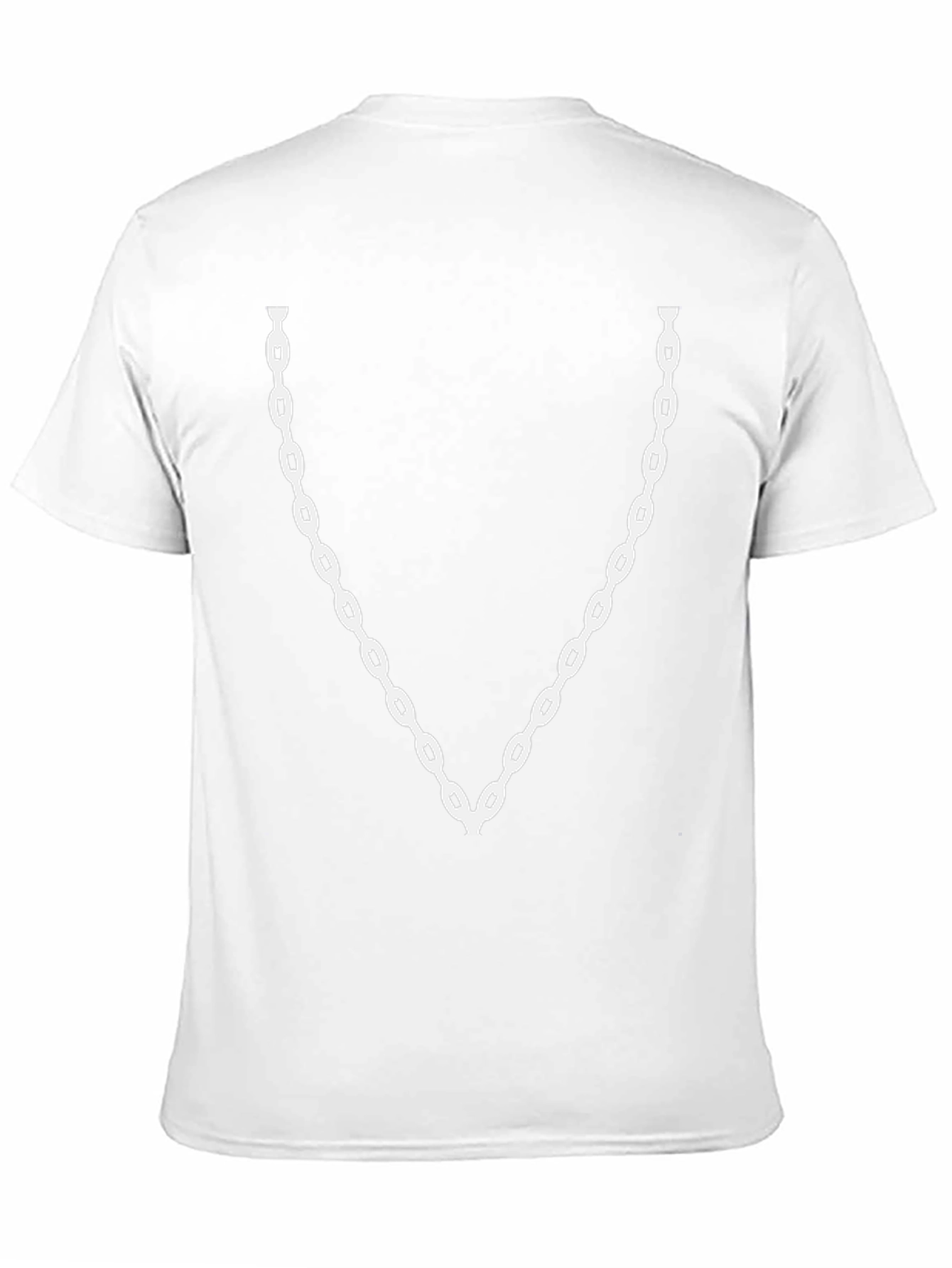 Chain Graphic T-Shirt - Black Casual Tee