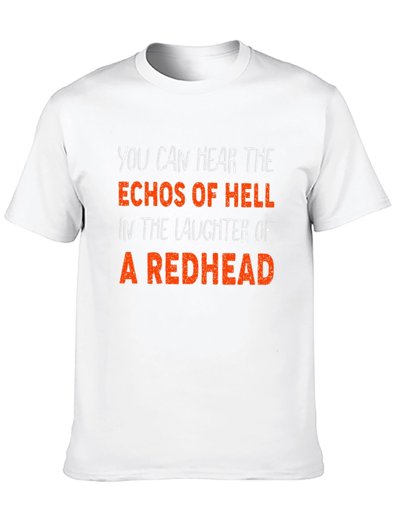 Redhead Laughter Black Graphic Tee