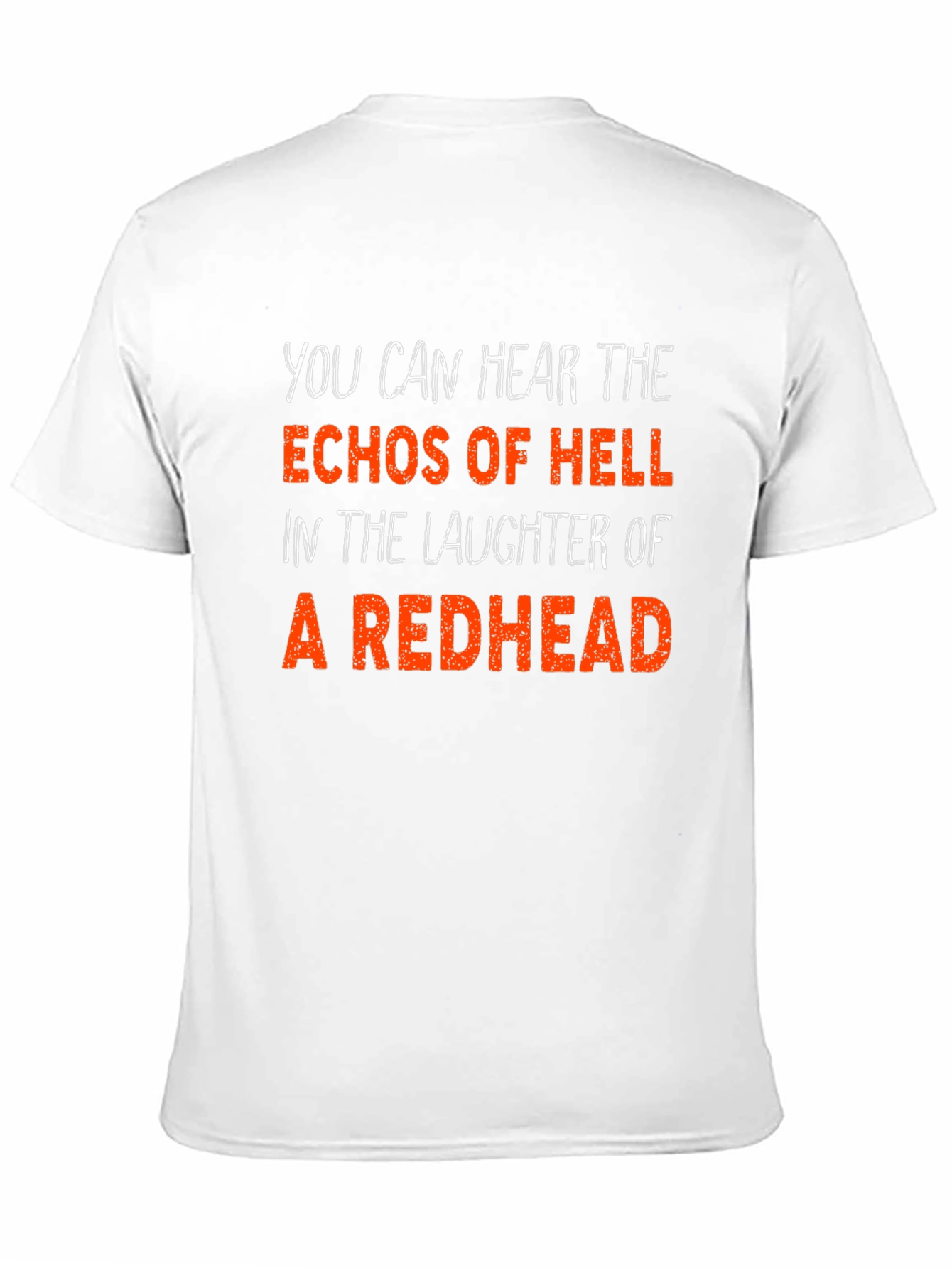 Redhead Laughter Black Graphic Tee