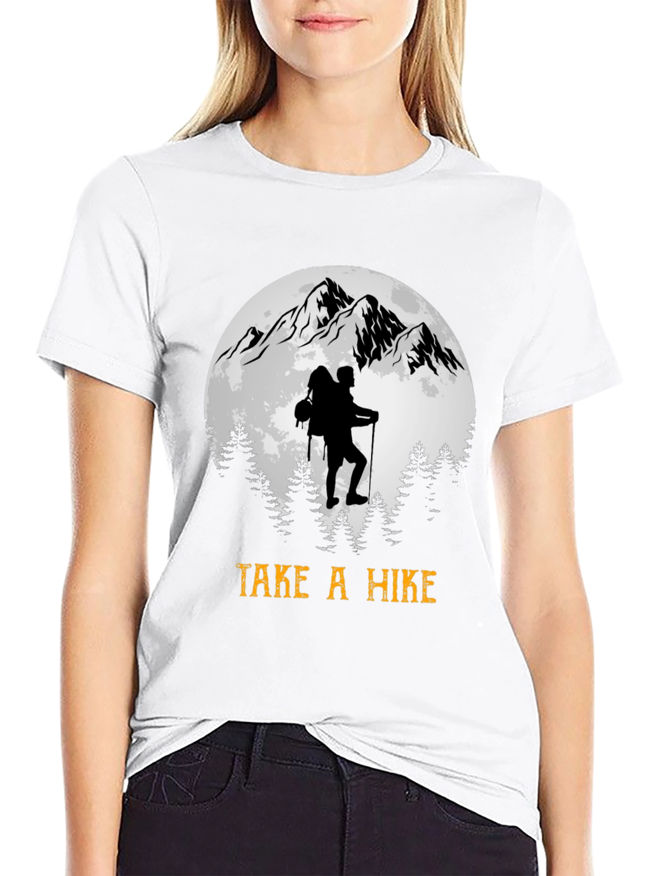 Take a Hike Mountain Scene T-Shirt