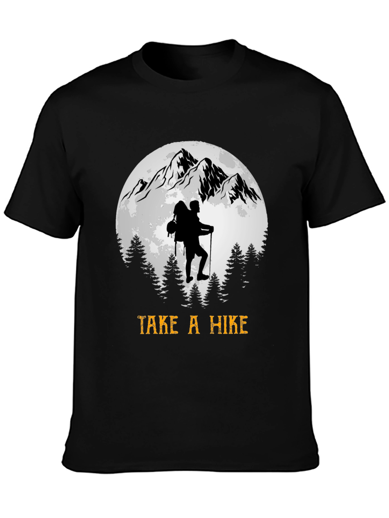 Take a Hike Mountain Scene T-Shirt