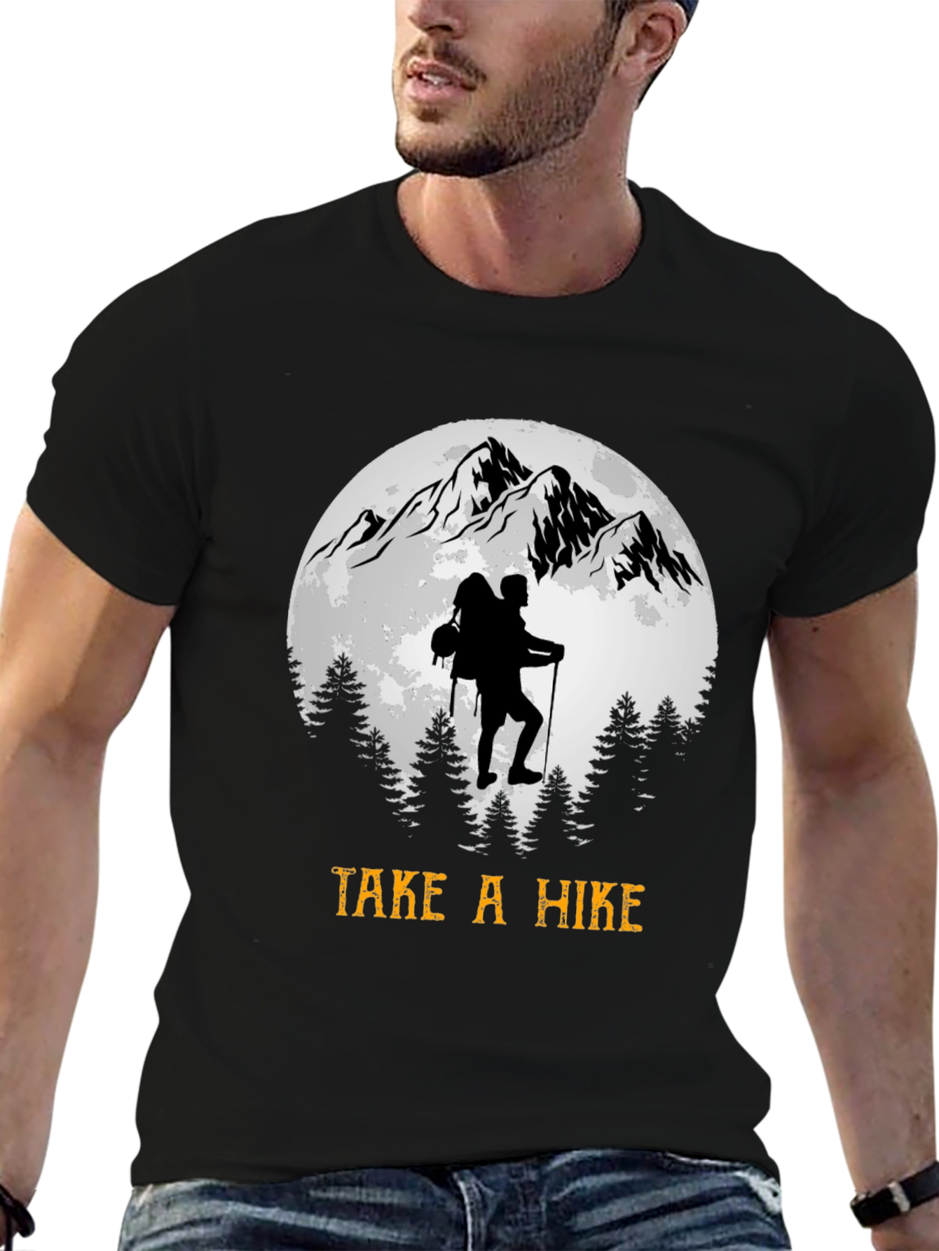 Take a Hike Mountain Scene T-Shirt