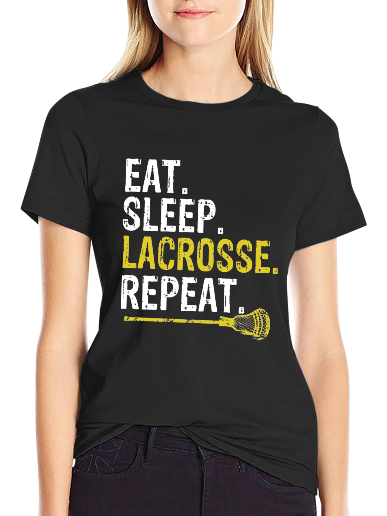 Eat Sleep Lacrosse Repeat T-Shirt
