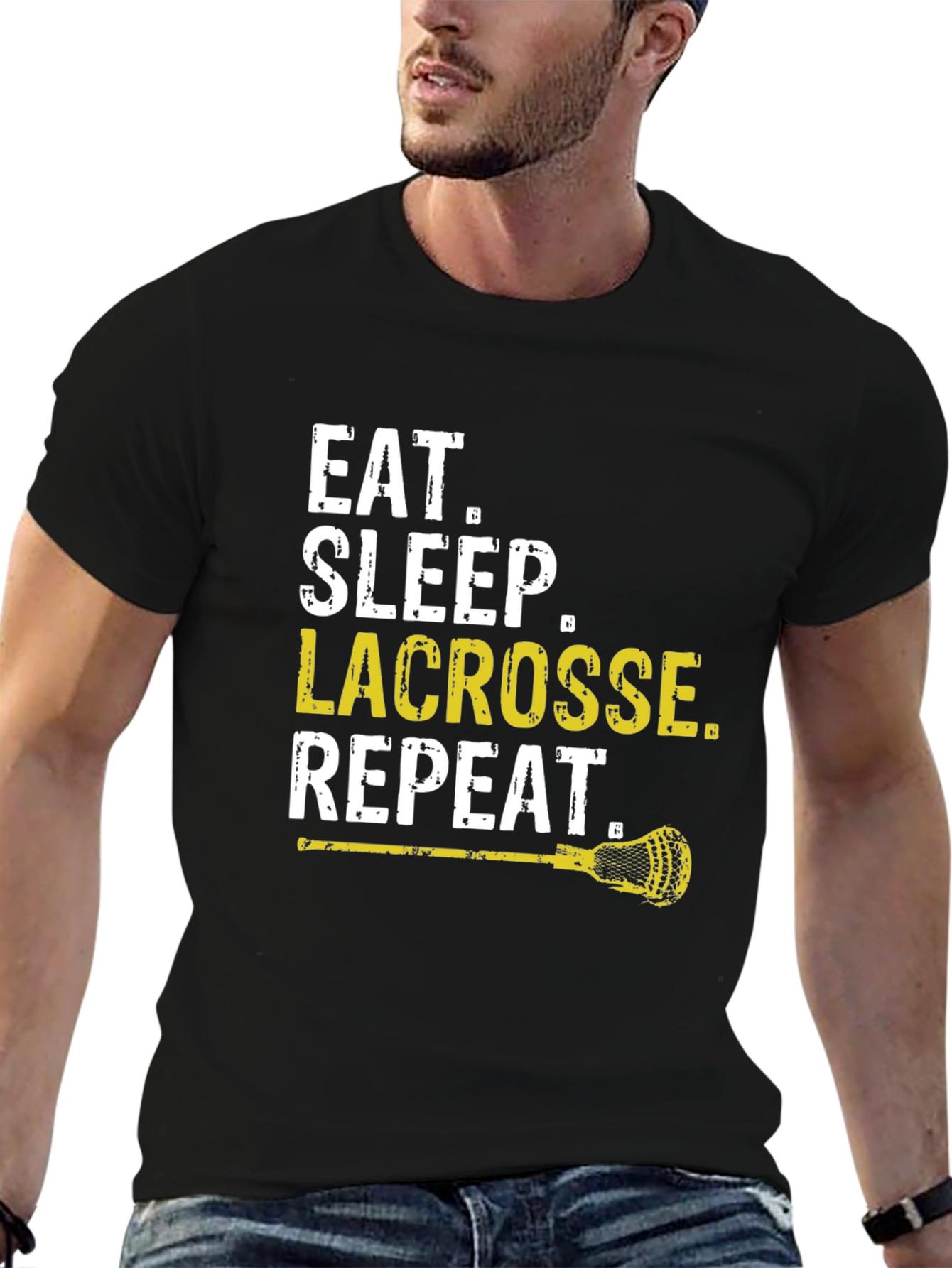 Eat Sleep Lacrosse Repeat T-Shirt
