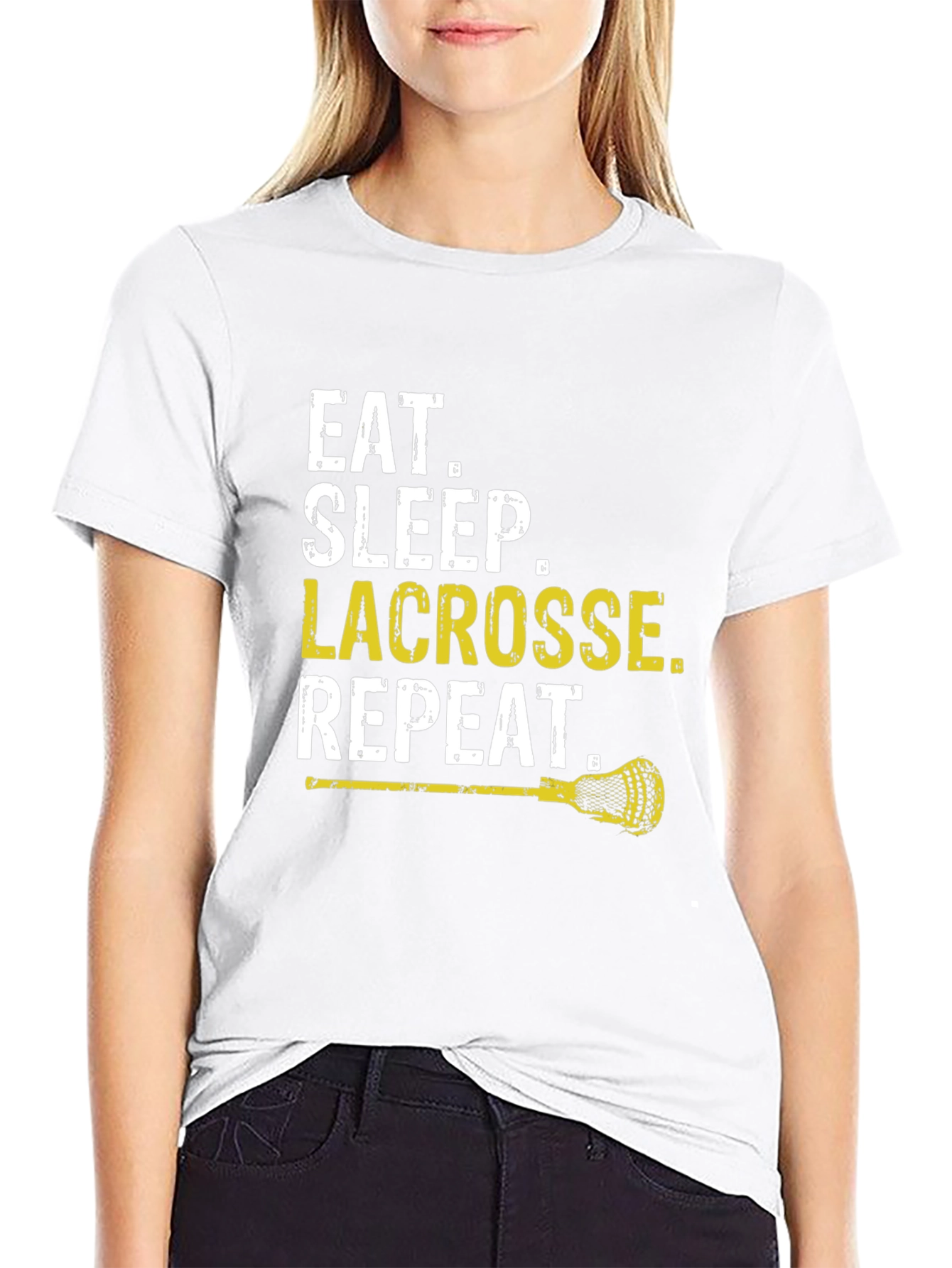 Eat Sleep Lacrosse Repeat T-Shirt