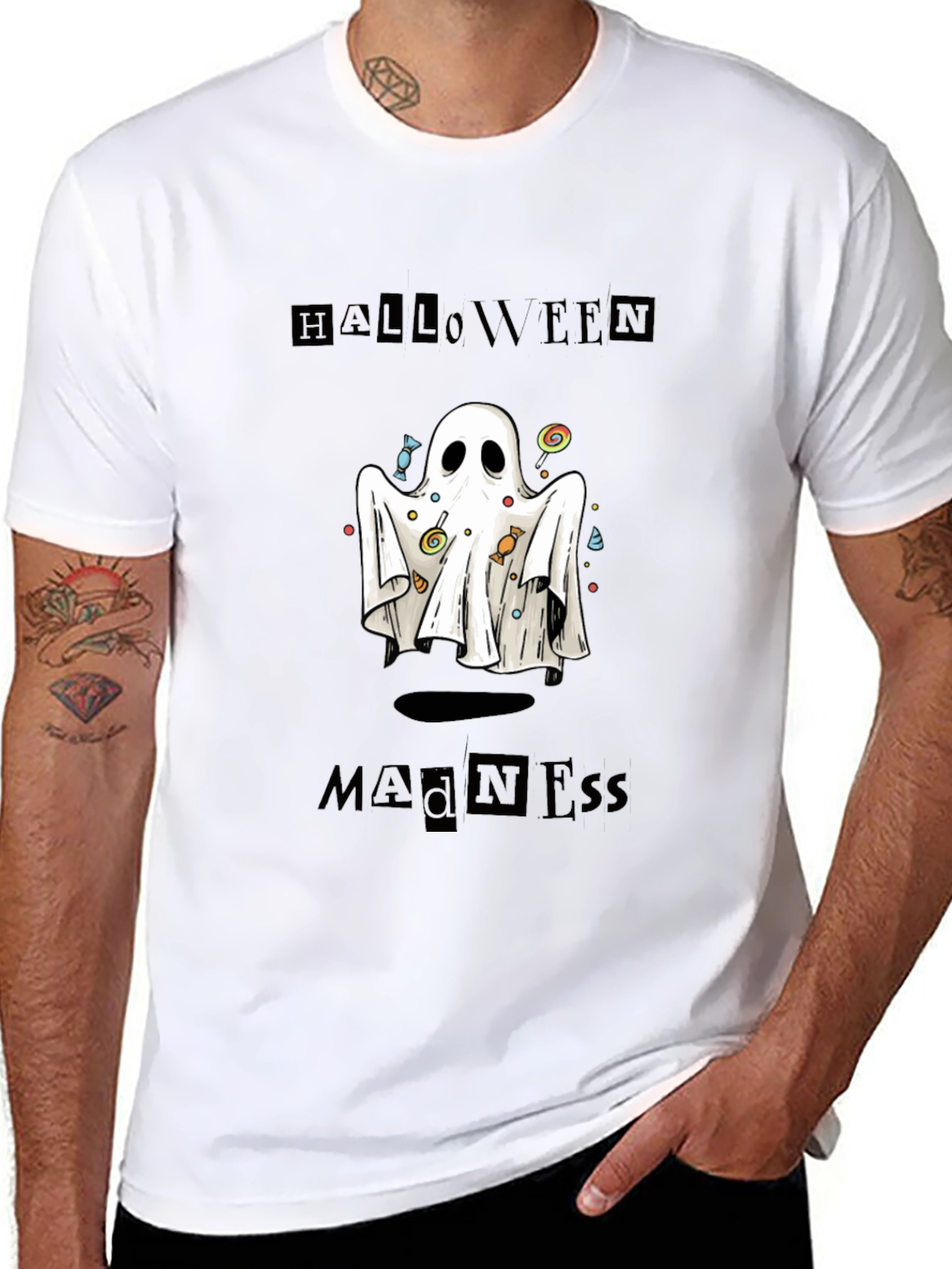 Halloween Madness Ghost T-Shirt