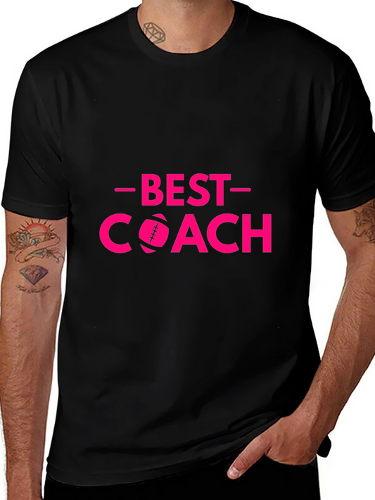 Best Coach T-Shirt - Football Design