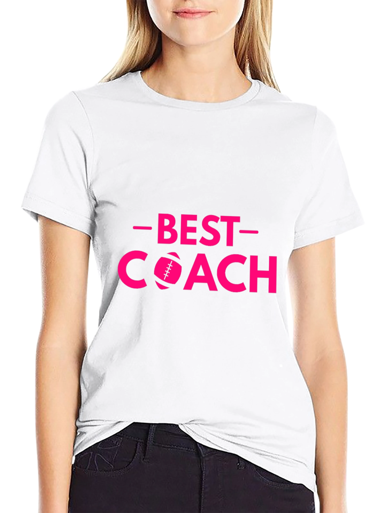 Best Coach T-Shirt - Football Design